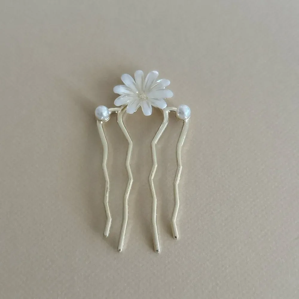Flower hair pin S803